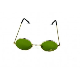 Sunglasses Round green with...