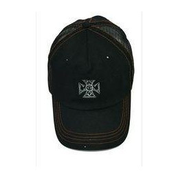 Black Cap Snapback Iron Cross