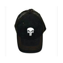 Black Cap Snapback Punisher