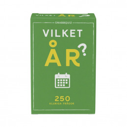 Snabbquiz: Vilket År?